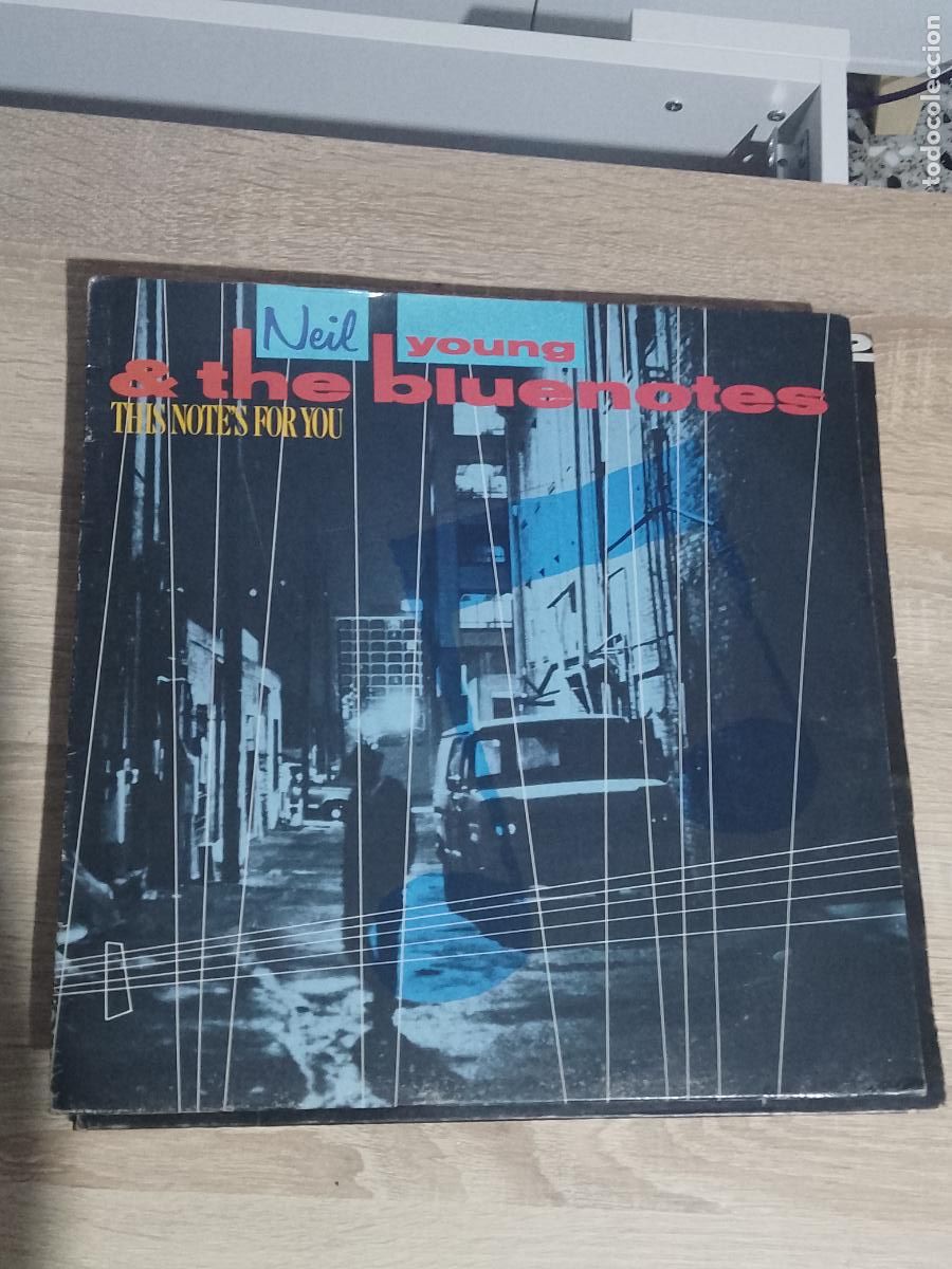 Discos de vinilo: Neil Young & The Bluenotes &lrm;&ndash; This Notes For You - Foto 1