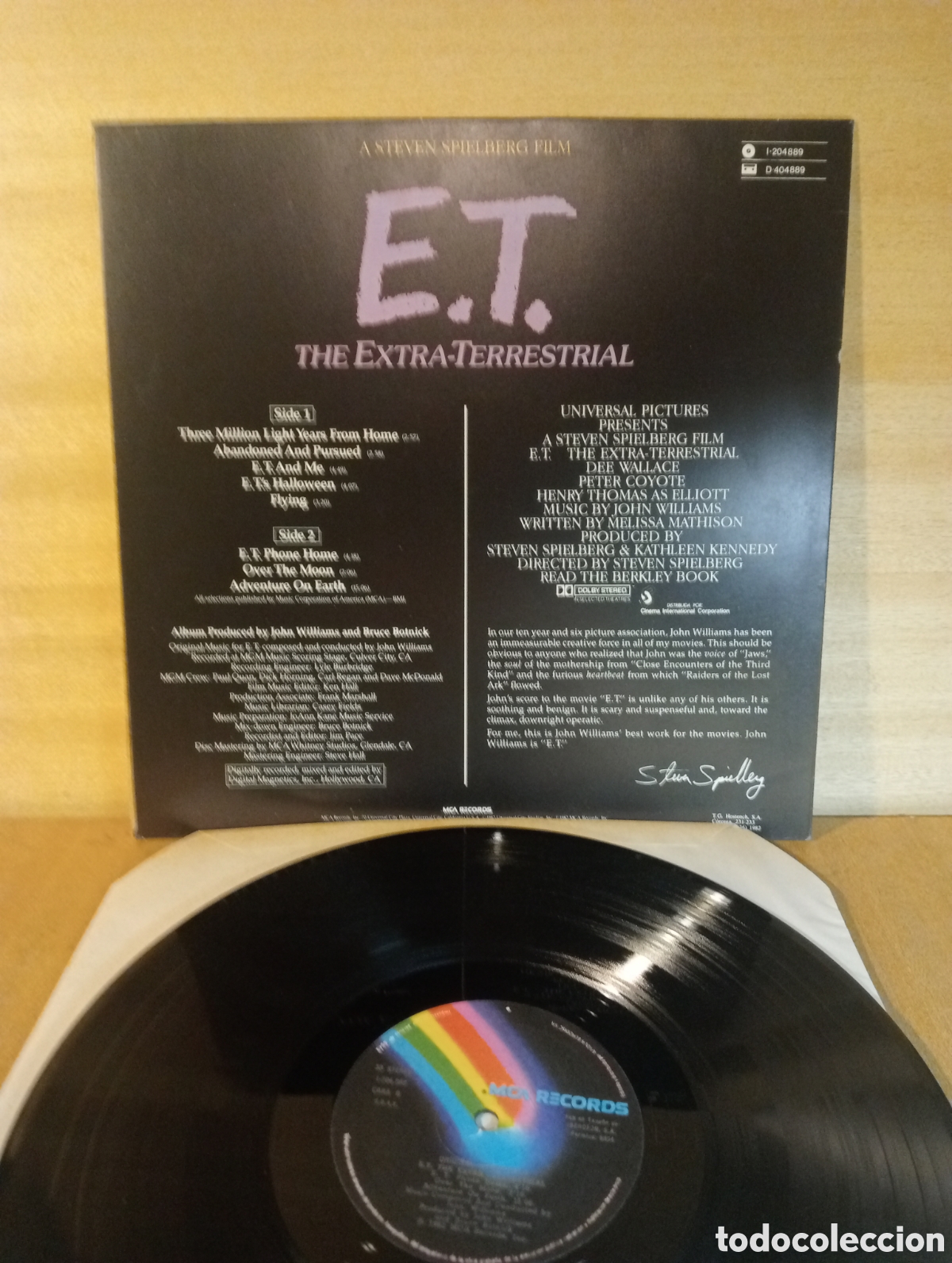 Discos de vinilo: E.T. John Williams. Steven Spielberg. - Foto 2
