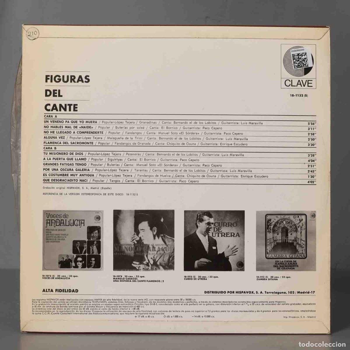 Discos de vinilo: LP. Various &ndash; Figuras del cante - Foto 2