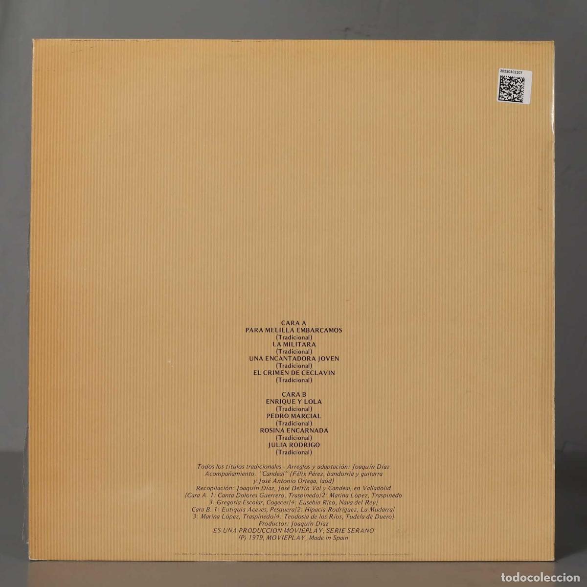 Discos de vinilo: LP. Joaqu&iacute;n D&iacute;az &ndash; Romances De Ciego - Foto 2