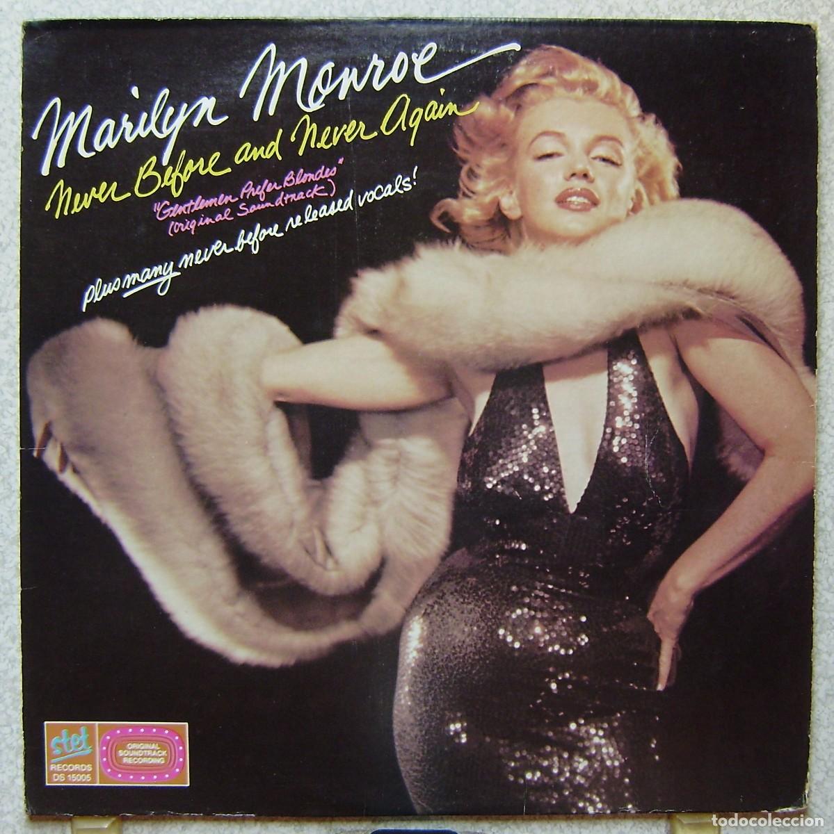 Discos de vinilo: MARILYN MONROE..NEVER BEFORE AND NEVER AGAIN...BSO - Foto 1