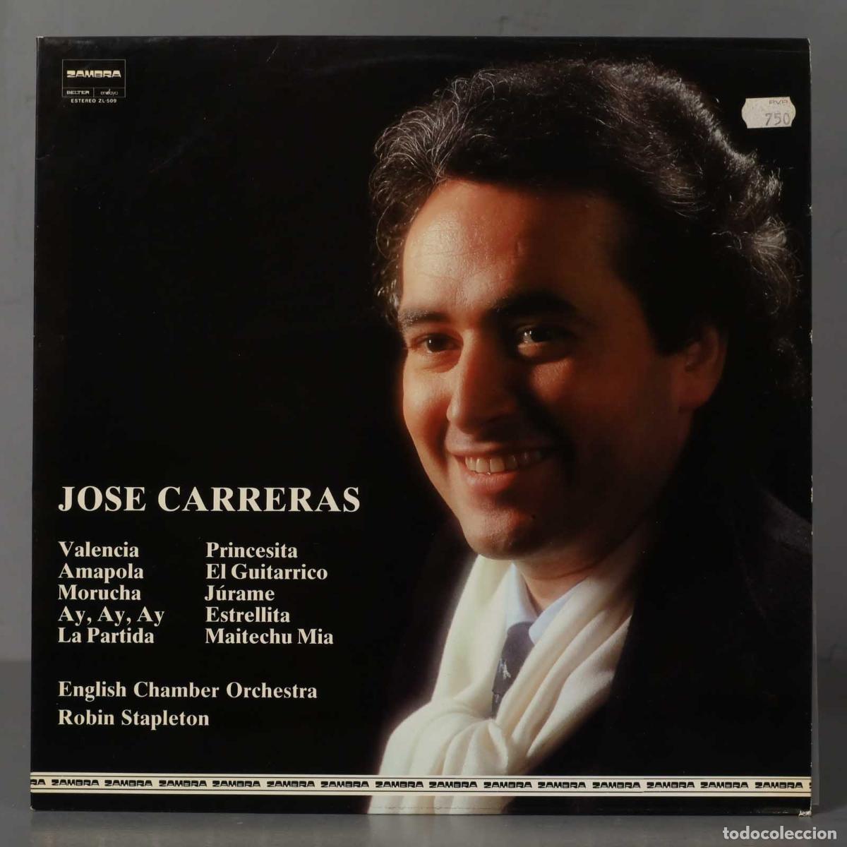Dischi in vinile: LP. Jos&eacute; Carreras, English Chamber Orchestra, Robin Stapleton &ndash; Jose Carreras