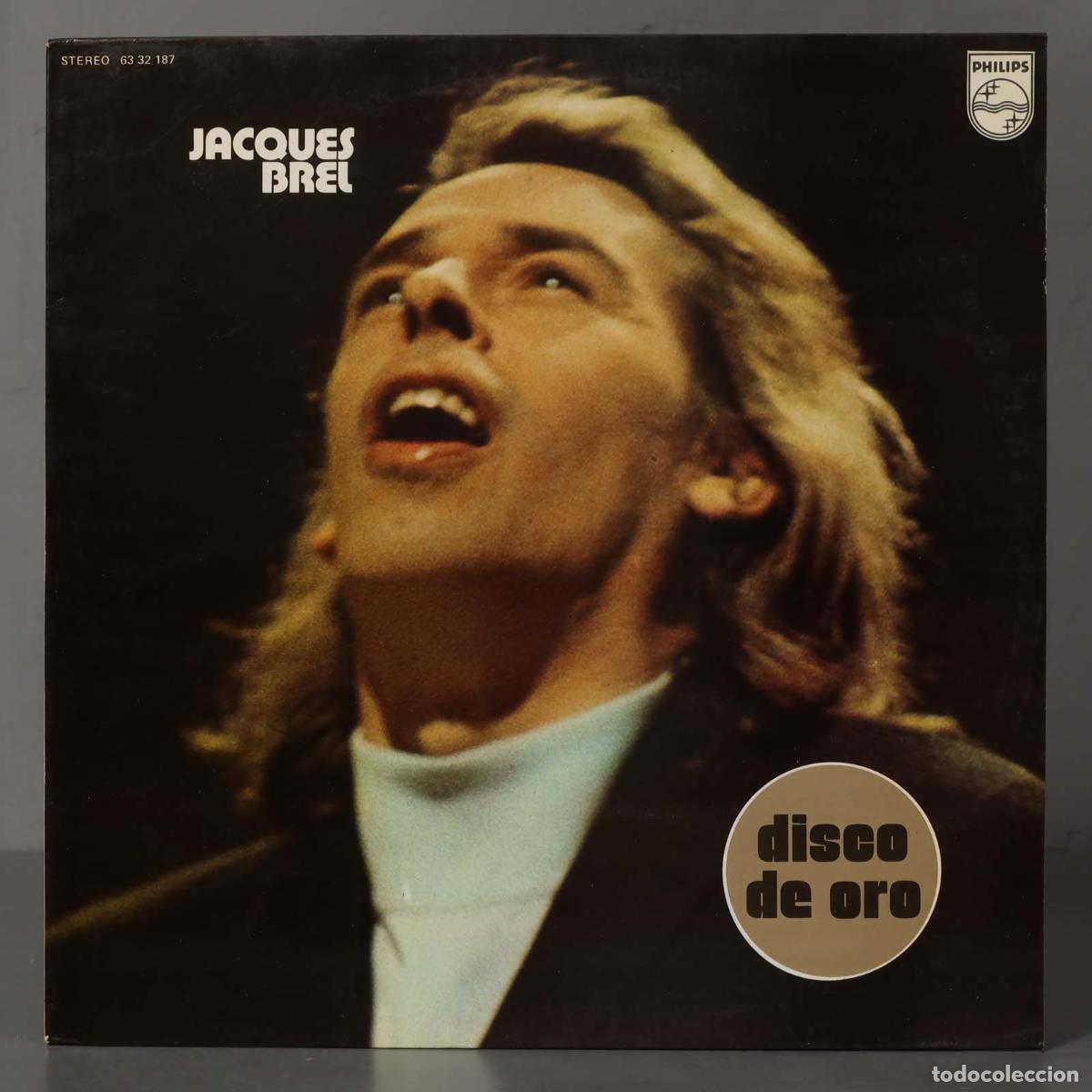 Discos de vinilo: LP. JACQUES BREL. Disco de Oro - Foto 1