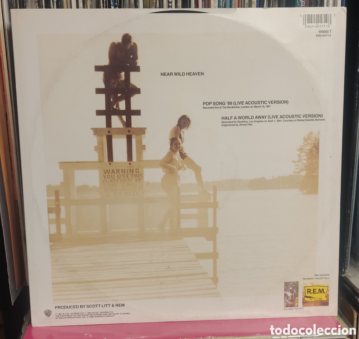 Discos de vinilo: R.E.M - NEAR WILD HEAVEN MAXISINGLE - Foto 2