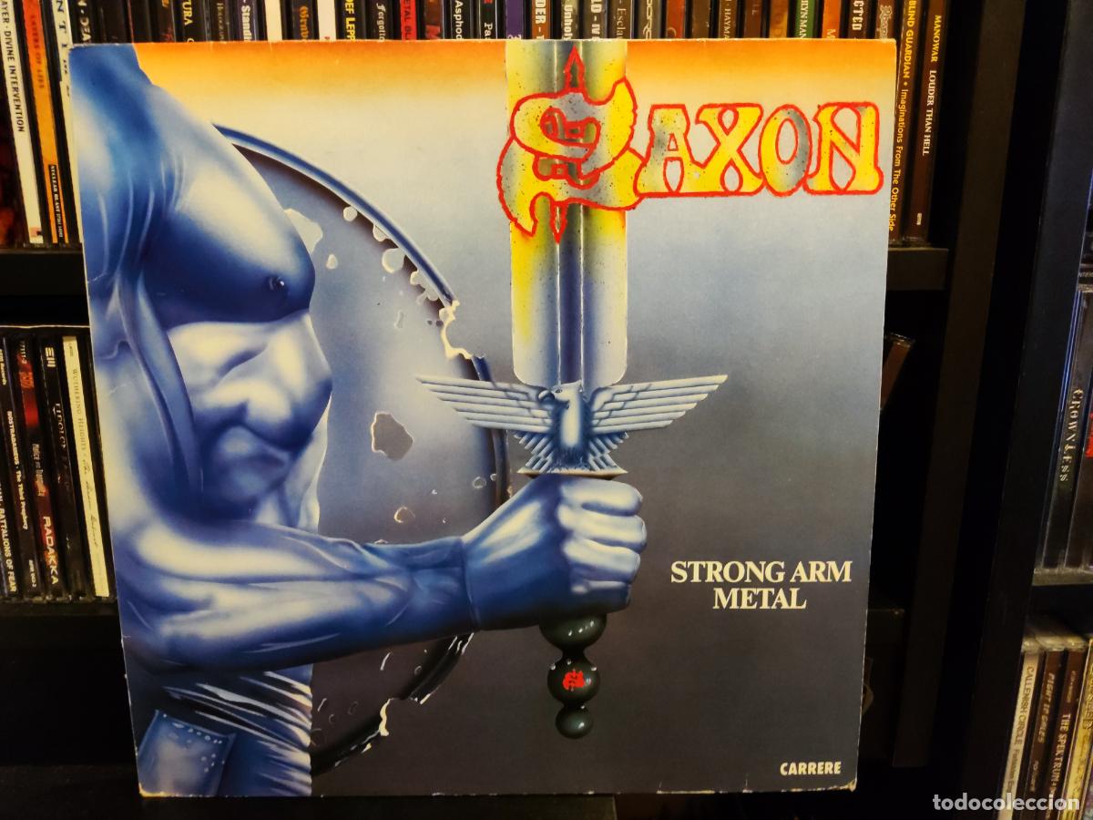 Discos de vinilo: SAXON - STRONG ARM METAL - Foto 1