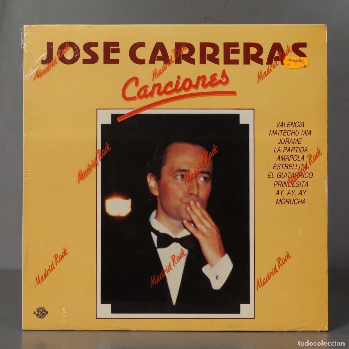 Discos de vinilo: LP. JOSE CARRERAS CANCIONES. PRECINTADO