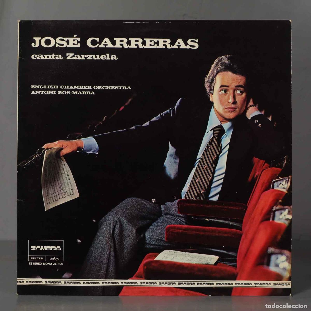 Disques de vinyle: LP. CARRERAS CANTA ZARZUELA