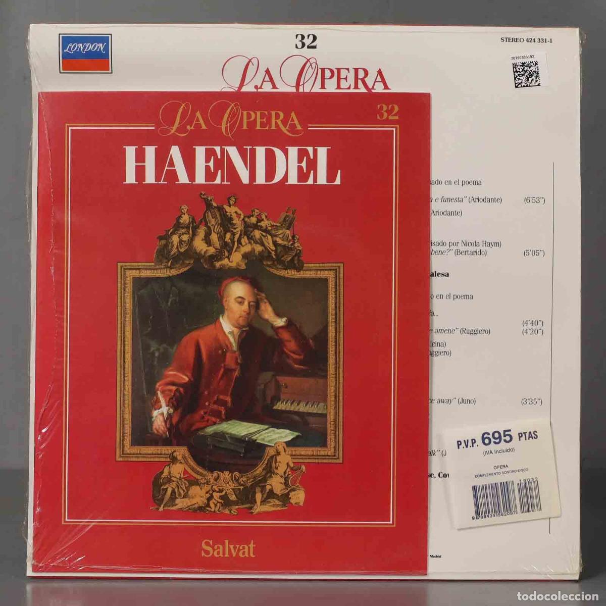 Discos de vinilo: LP. HAENDEL LA OPERA 32. PRECINTADO - Foto 2