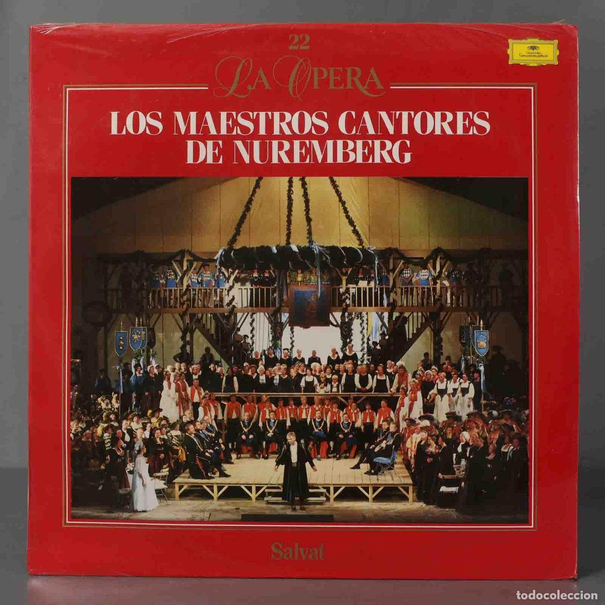 Disques de vinyle: LP. LOS MAESTROS CANTORES DE NUREMBERG LA OPERA 22. PRECINTADO