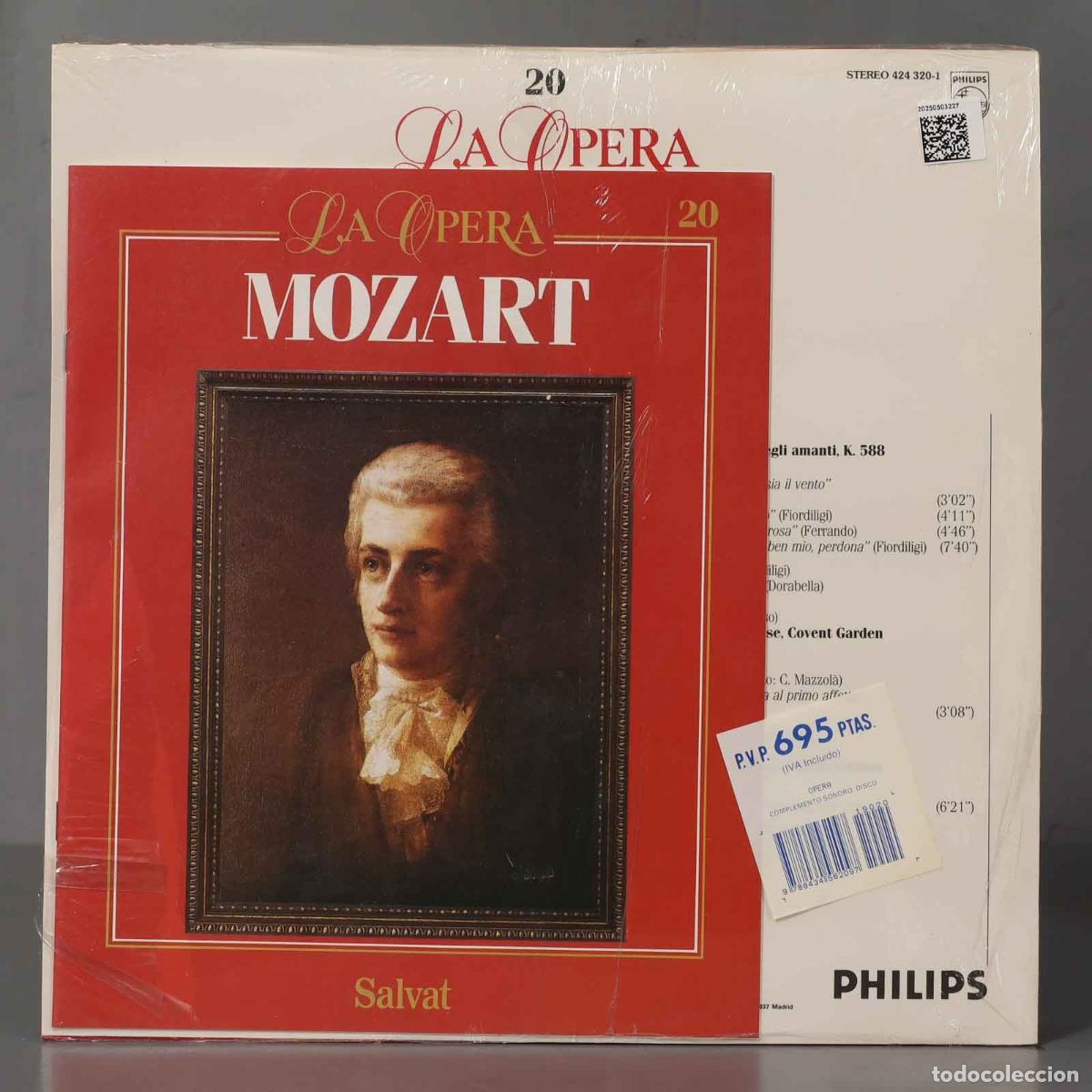 Discos de vinilo: LP. MOZART LA OPERA 20. PRECINTADO - Foto 2
