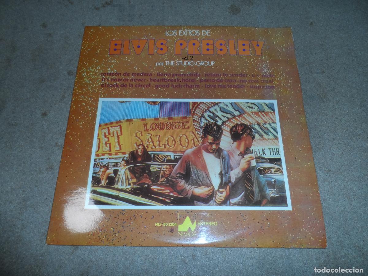 Discos de vinilo: THE STUDIO GROUP - LOS EXITOS DE ELVIS PRESLEY VOL. 2 (SPAIN 1978) - Foto 1