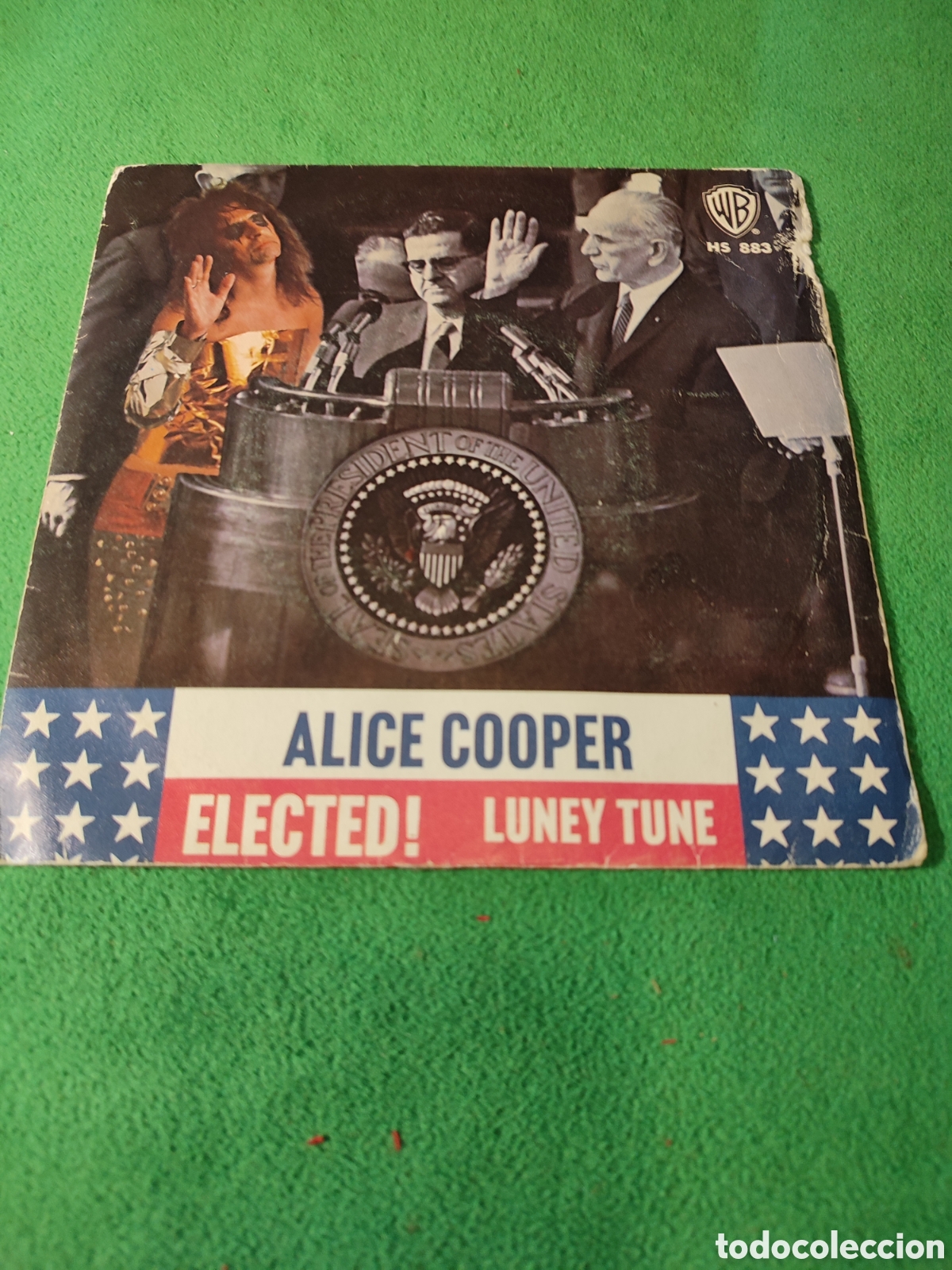 Discos de vinilo: Alice Cooper - Elected / Luney Tune - Foto 1