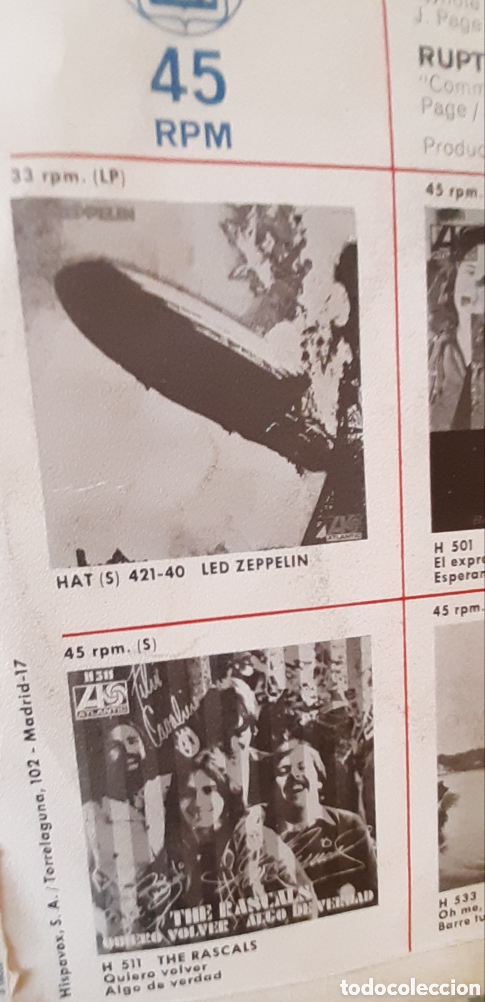 Discos de vinilo: Led Zeppelin - Whole lota live - single - Foto 4