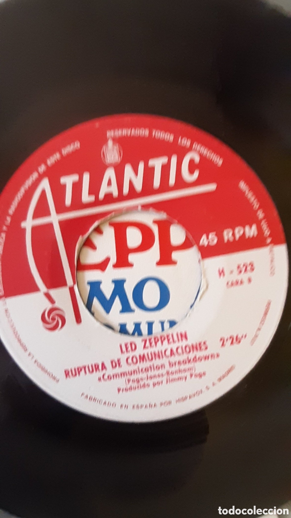 Discos de vinilo: Led Zeppelin - Whole lota live - single - Foto 5