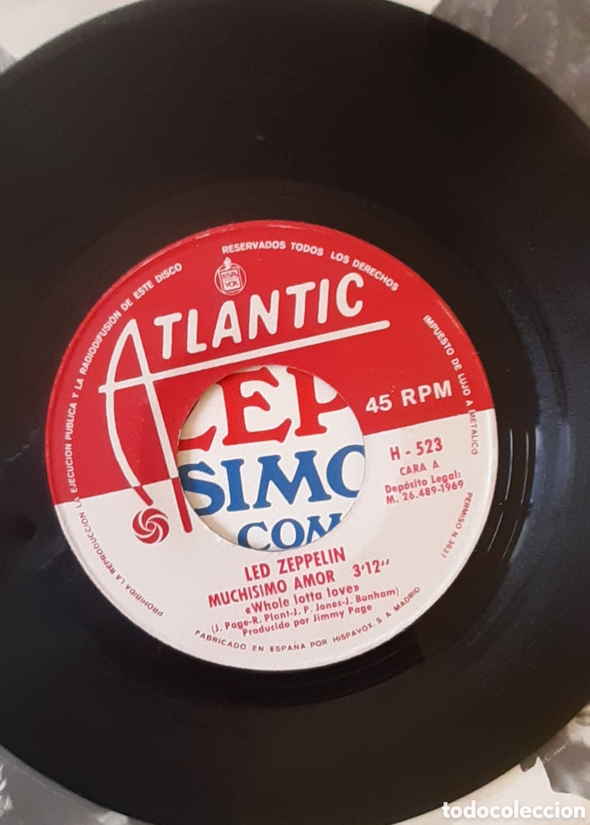 Discos de vinilo: Led Zeppelin - Whole lota live - single - Foto 6