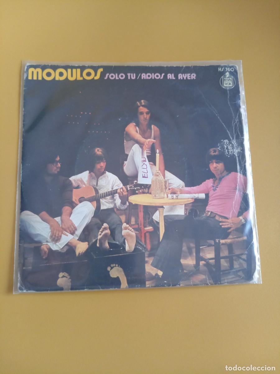 Discos de vinilo: M&oacute;dulos - Solo t&uacute; / Adi&oacute;s al ayer 1971 - Foto 1