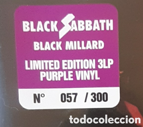 Discos de vinilo: Black Sabbath - Black Millard - 3LP - Foto 2