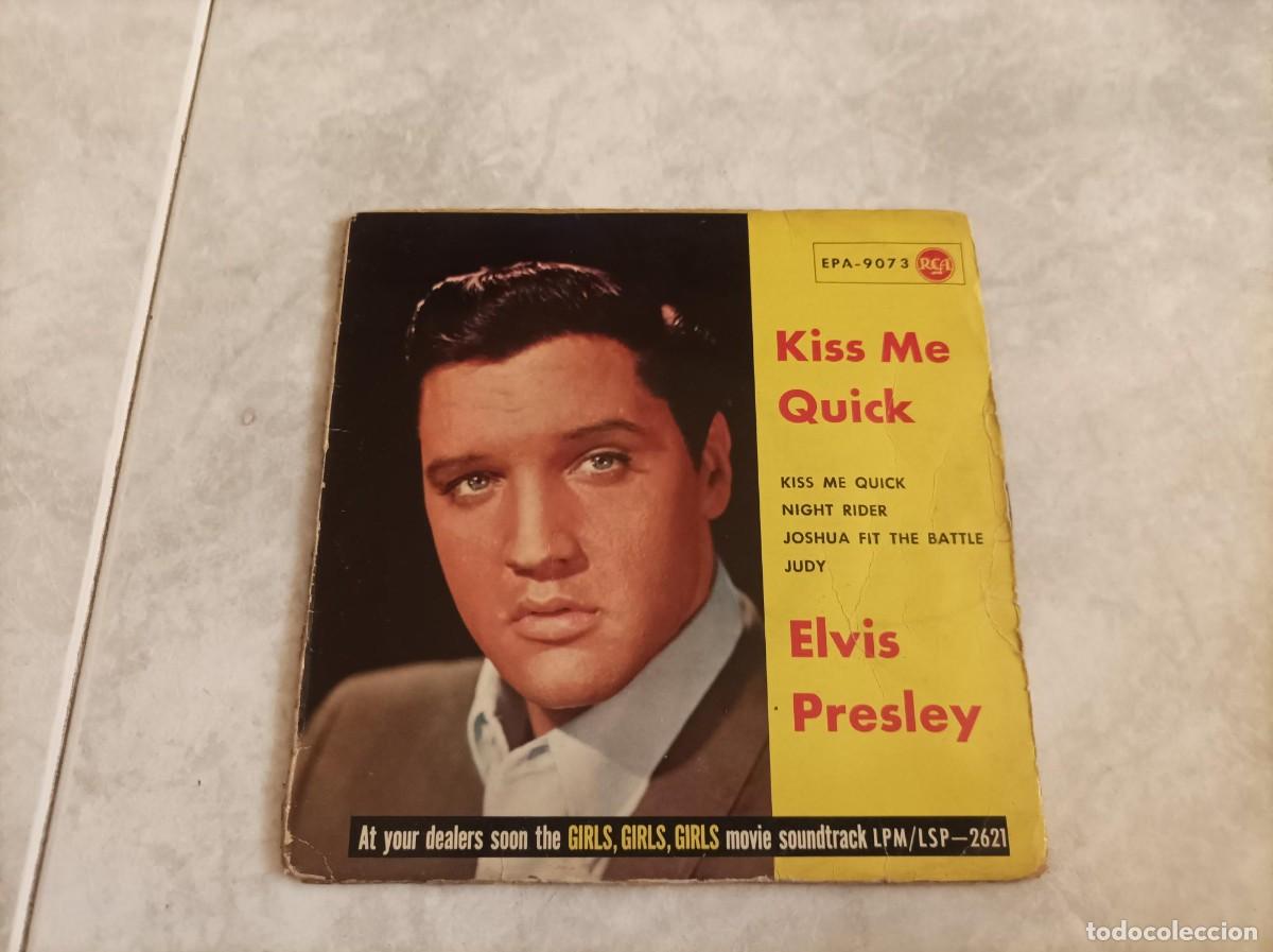 Discos de vinilo: Elvis Presley Kiss me quick ep - Foto 1
