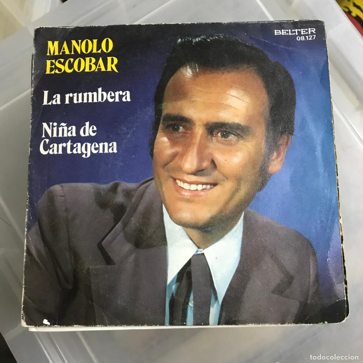 Discos de vinilo: MANOLO ESCOBAR - LA RUMBERA - 7 SINGLE BELTER 1972 - Foto 1