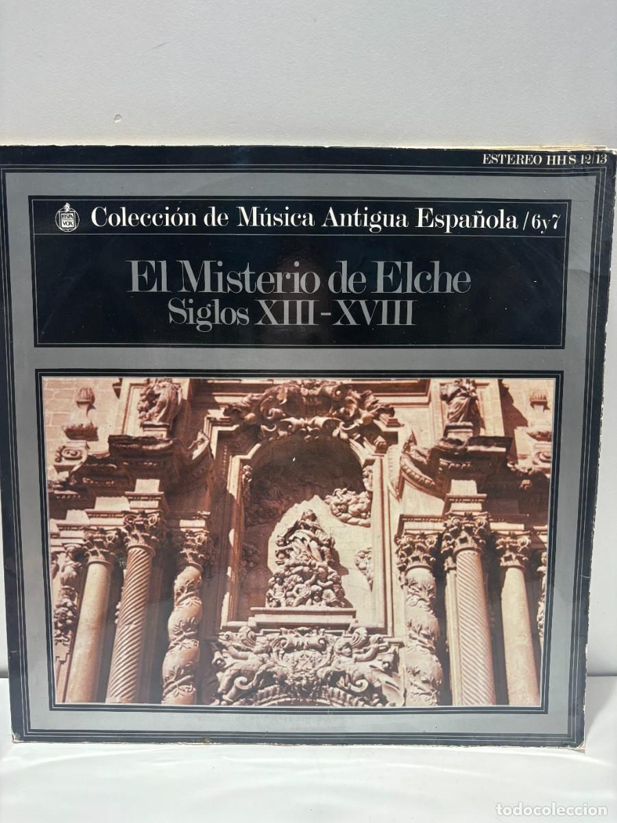 Discos de vinilo: &rdquo;EL MISTERIO D ELCHE&rdquo; SIGLOS XIII-XVIII 1972