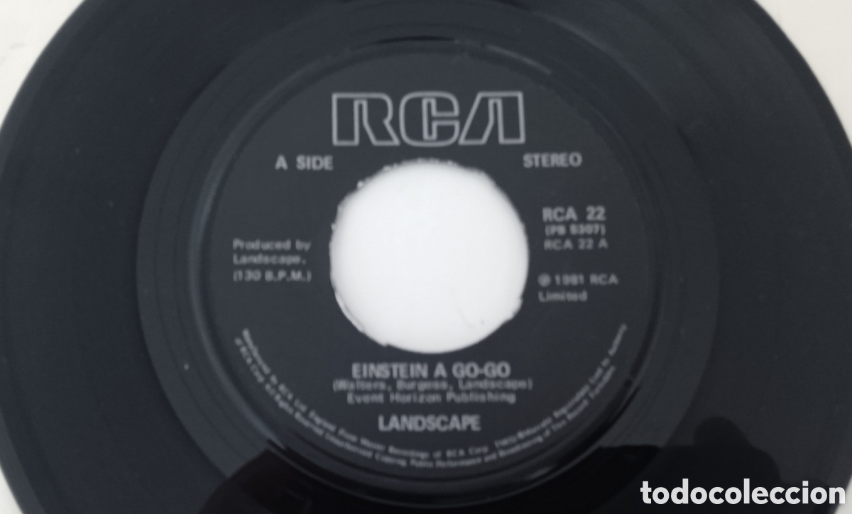 Discos de vinilo: LANDSCAPE - Einstein a go-go (1981) single - Foto 1