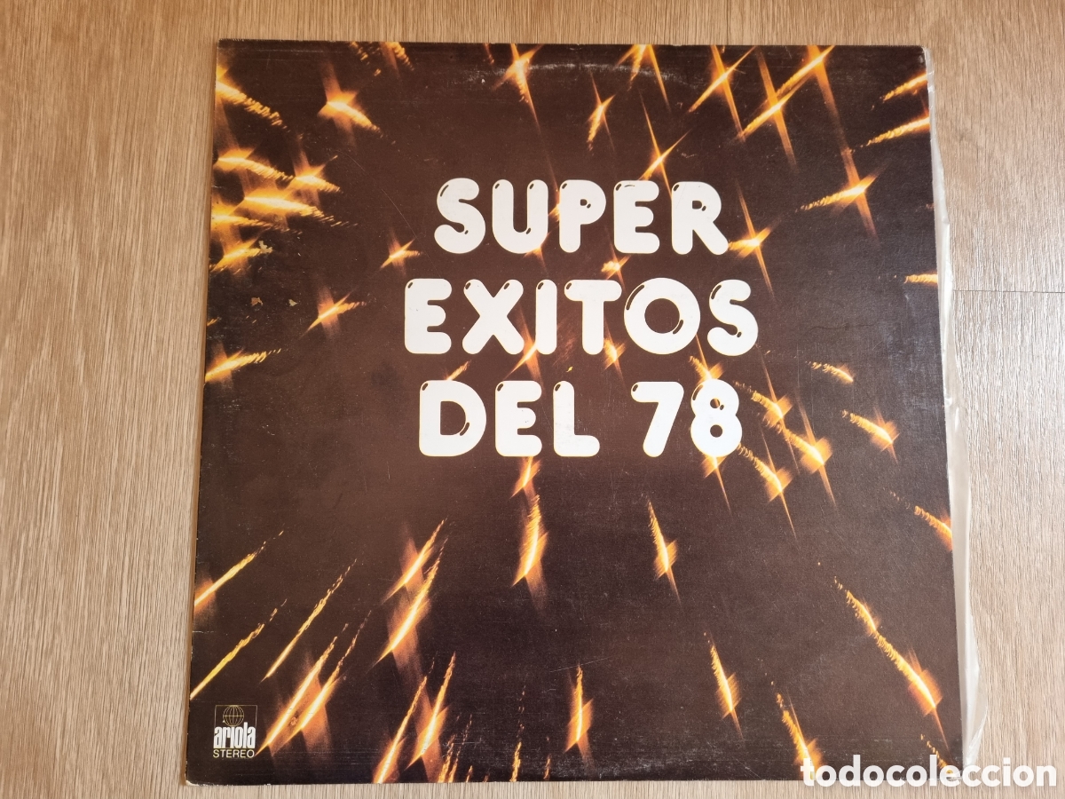Discos de vinilo: Vinilo. &rdquo;S&uacute;per &Eacute;xitos del 78&rdquo;. Distintos interpretes. 11h temas. Funda protectora. - Foto 1