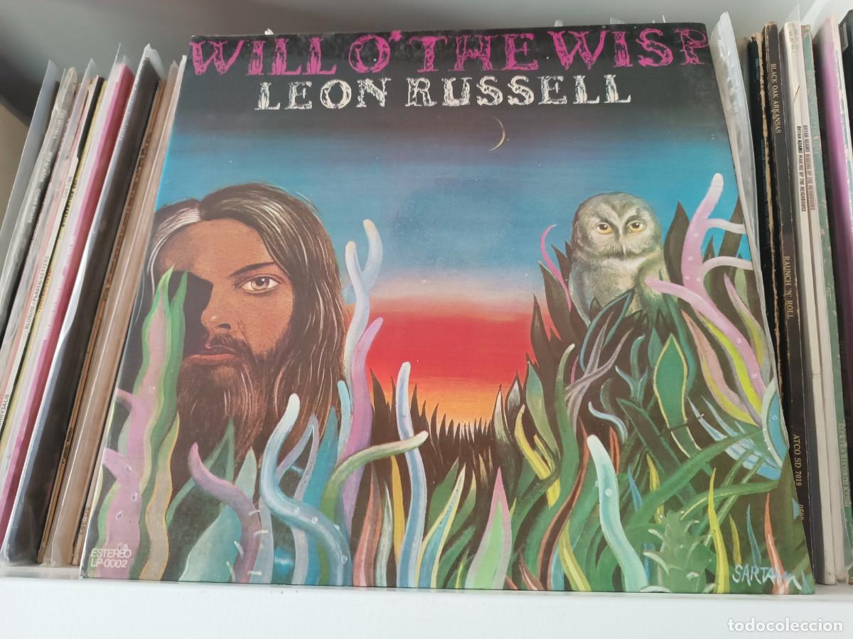 Discos de vinilo: Leon Russell &lrm;&ndash; Will O The Wisp - lp Spain 1976 - Foto 1