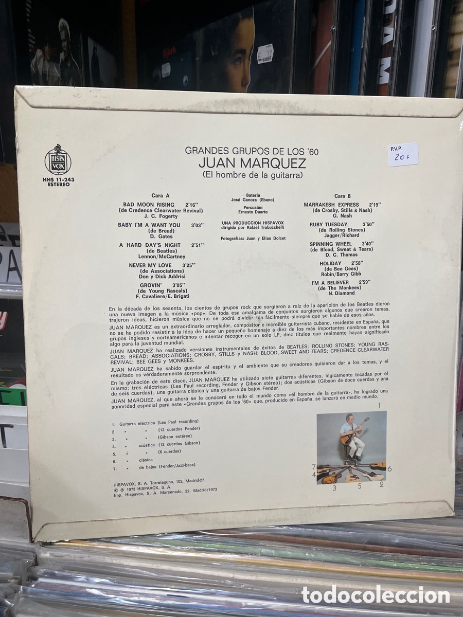 Discos de vinilo: juan m&aacute;rquez el hombre de la guitarra - Foto 2