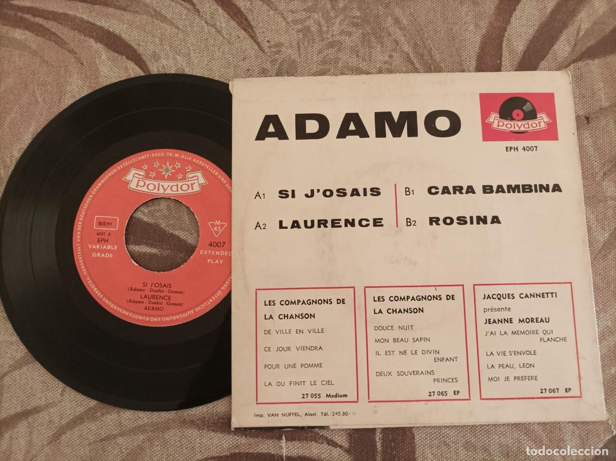 Discos de vinilo: Adamo ep original -polydor- - Foto 2