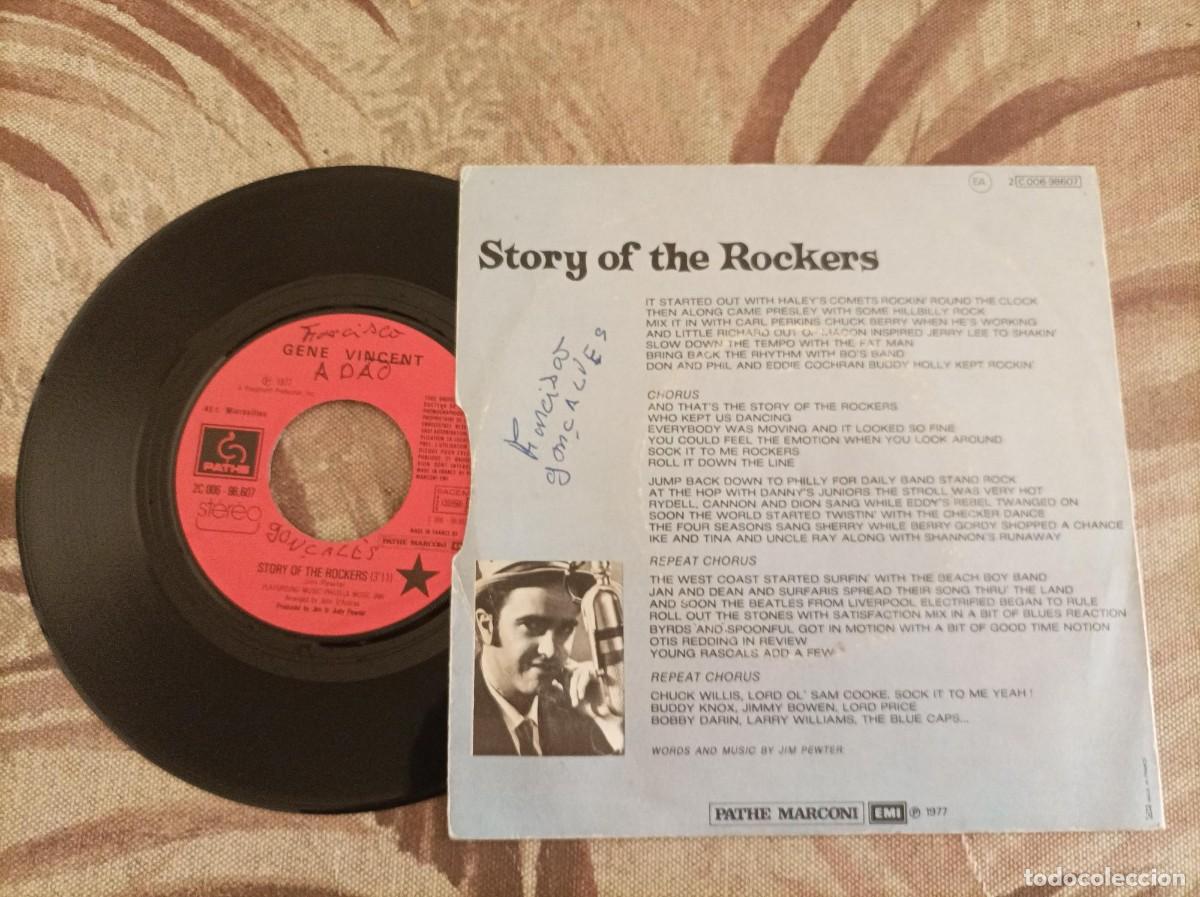 Discos de vinilo: Gene Vincent single-leer- - Foto 2