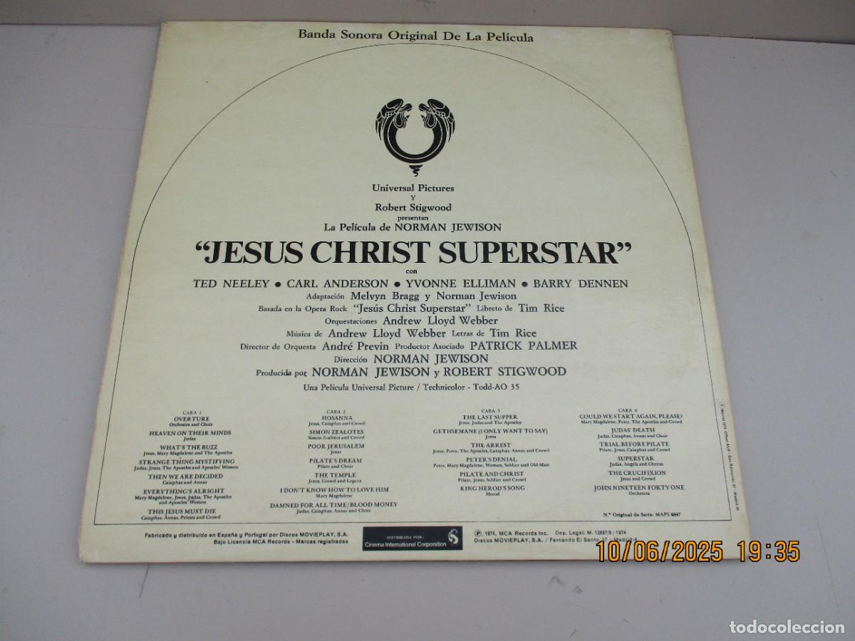 Discos de vinilo: Jesucristo superstar doble lp - Foto 3