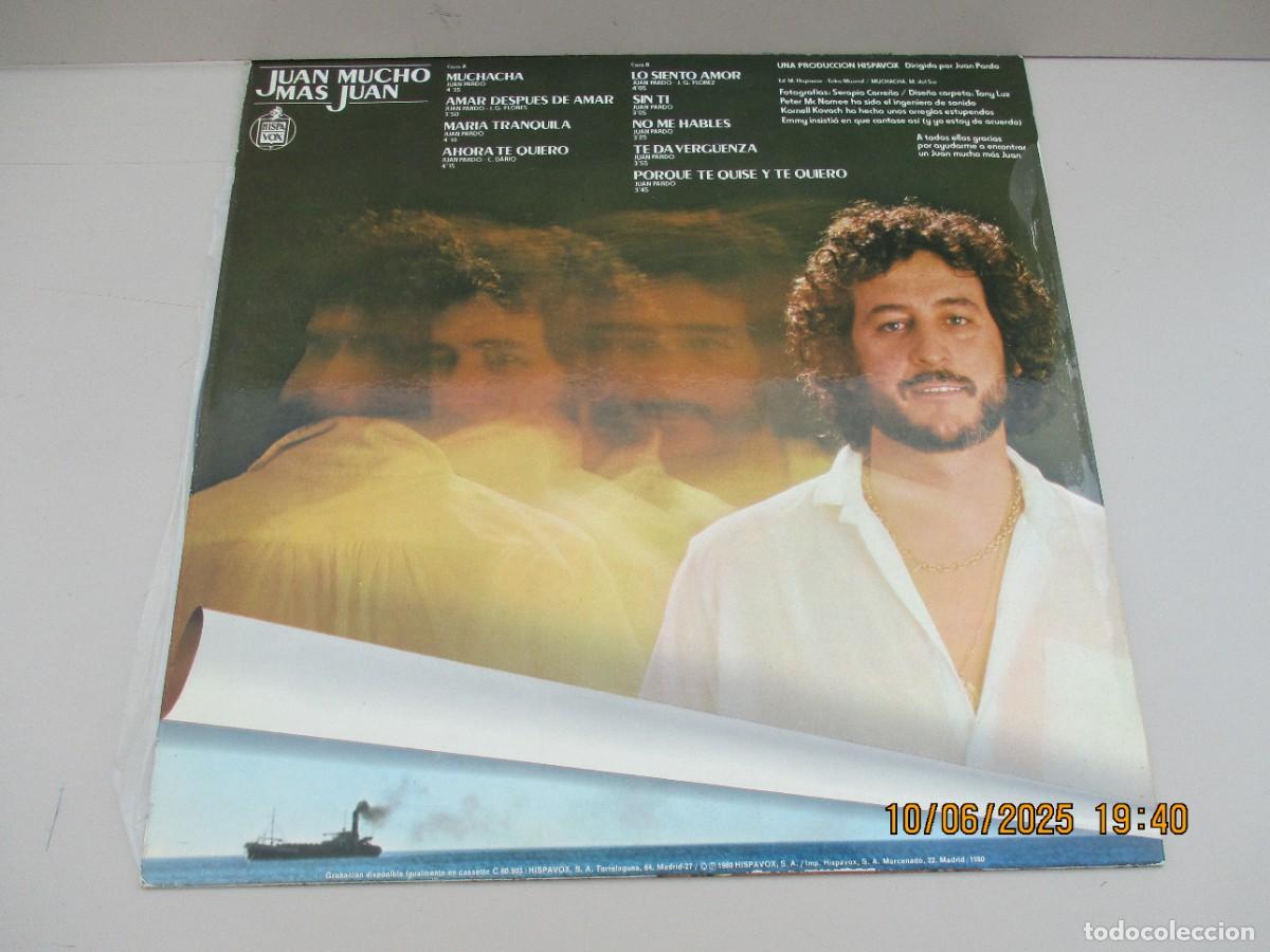 Discos de vinilo: LpJuan pardo mucho mas juan - Foto 2