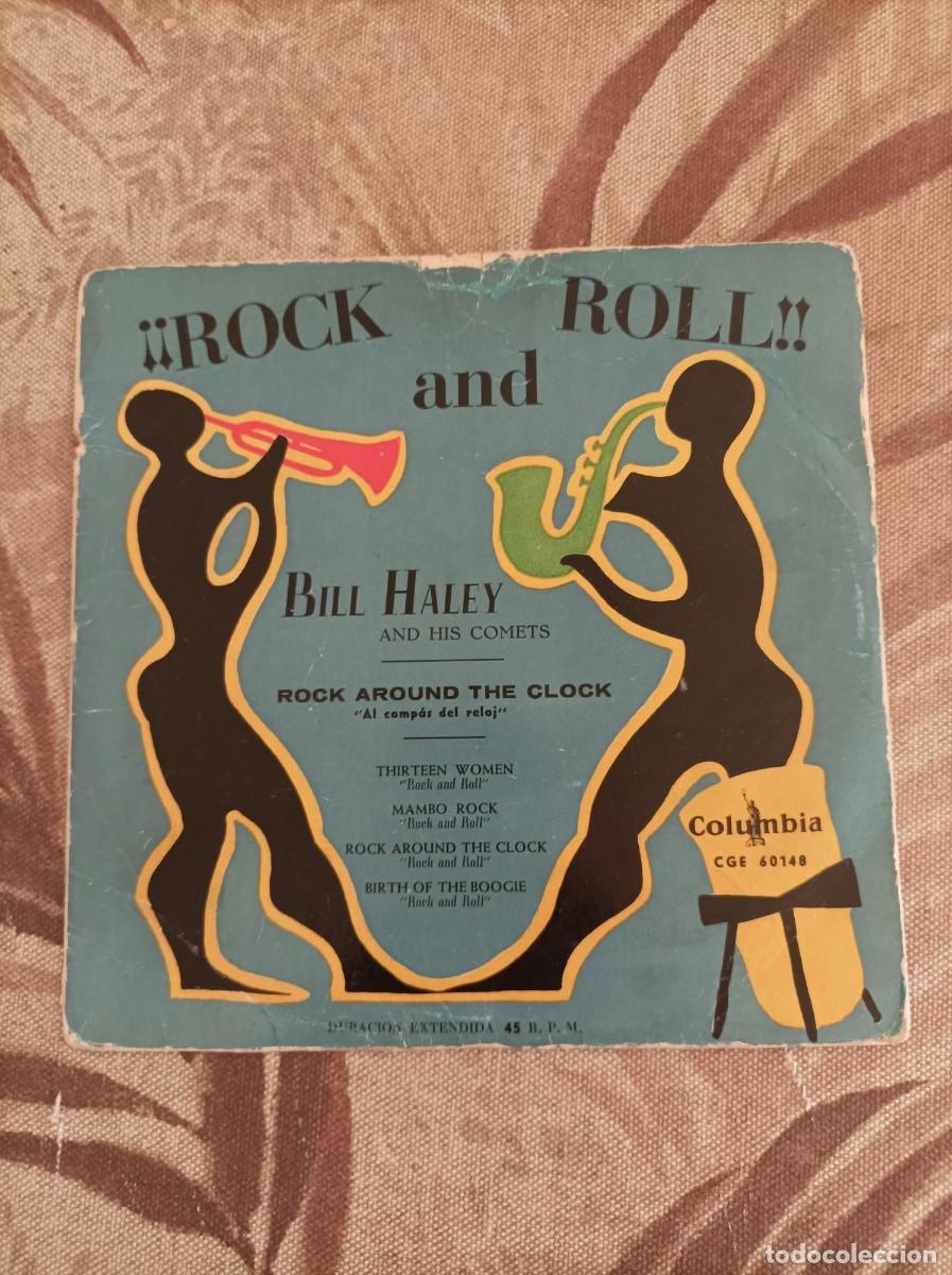 Discos de vinilo: Bill Haley ep Rock and roll -muy dificil- - Foto 1