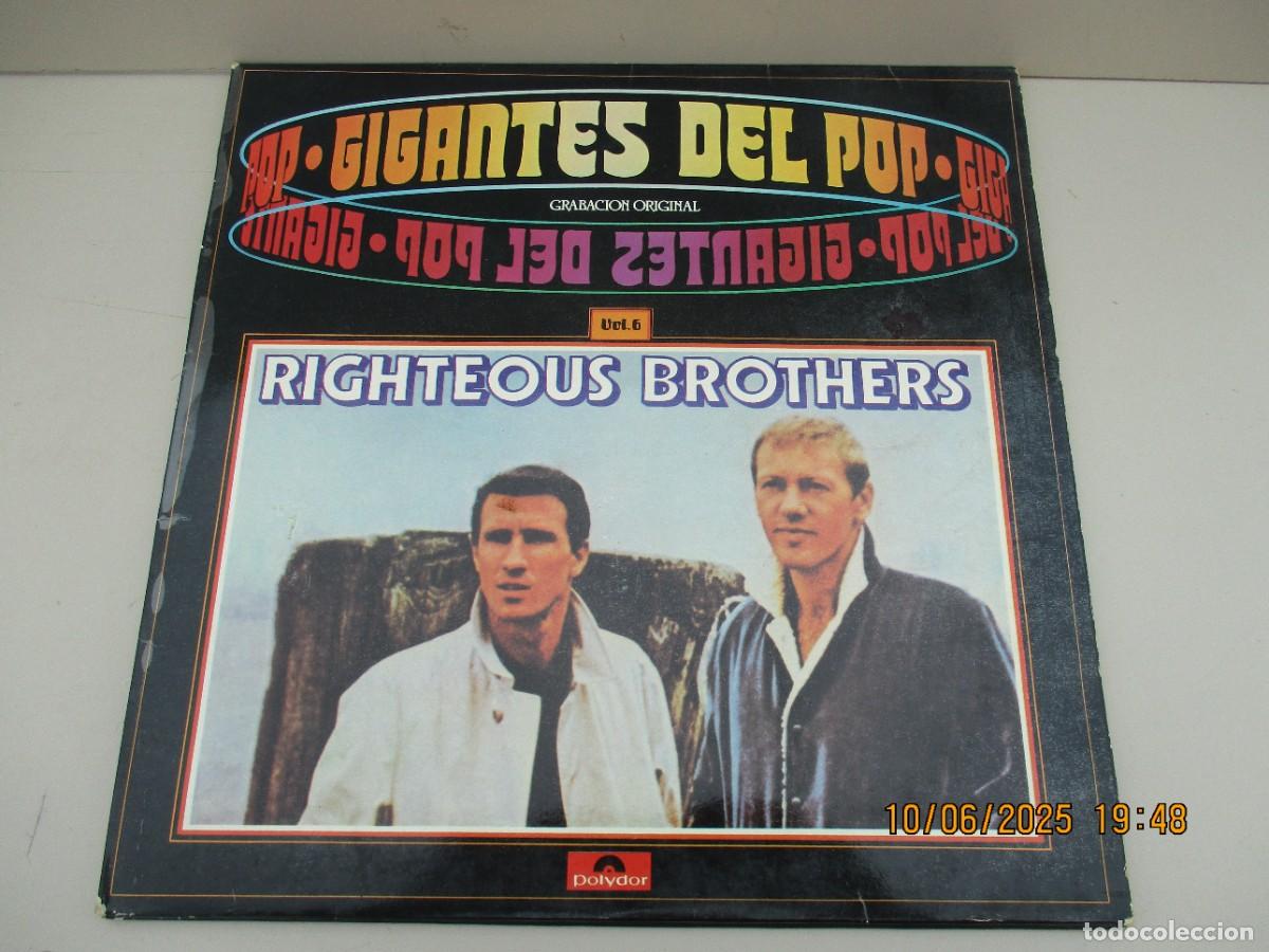 Discos de vinilo: Righteous brothers gigantes del pop - Foto 1