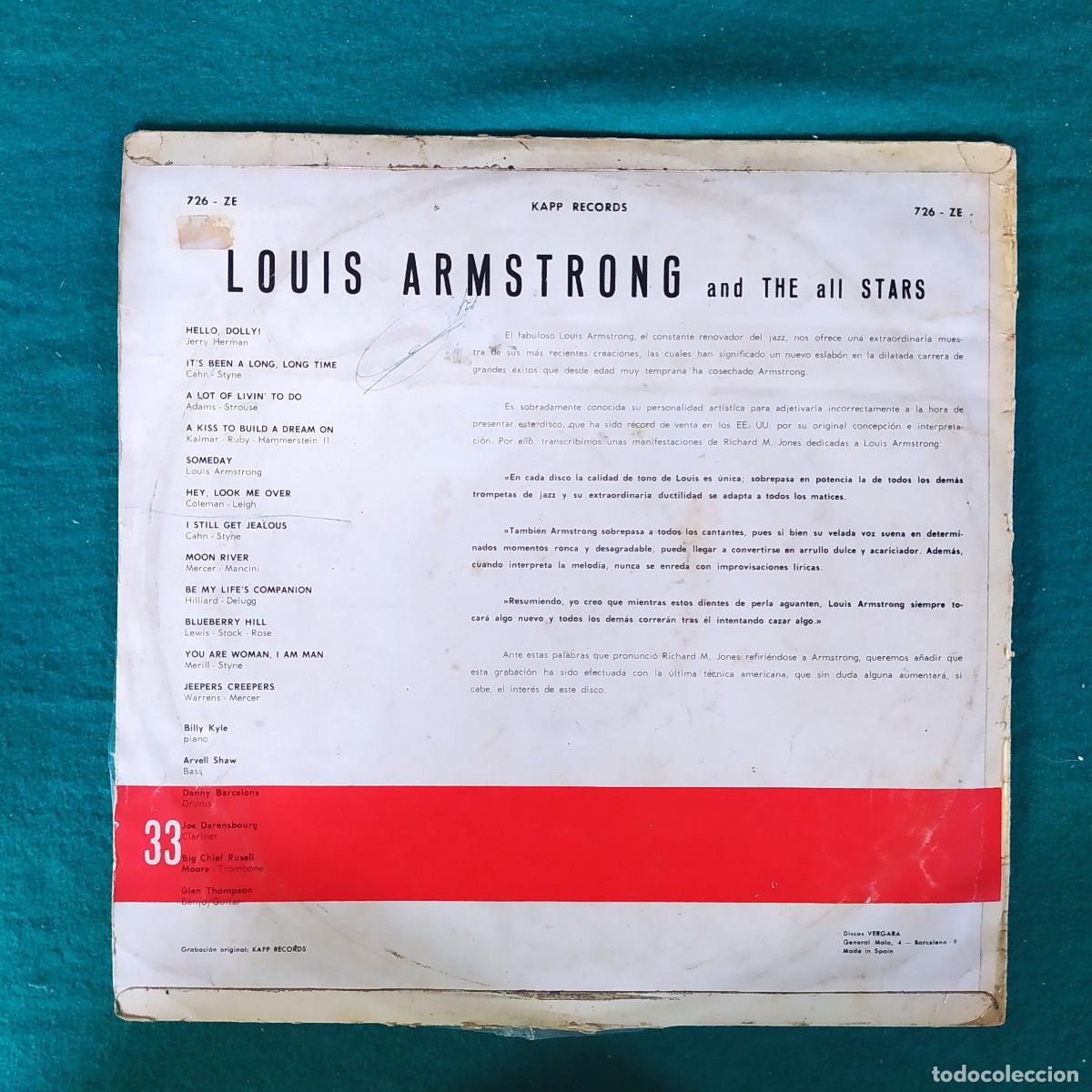 Discos de vinilo: Louis Armstrong &ndash; Louis Armstrong - Foto 2