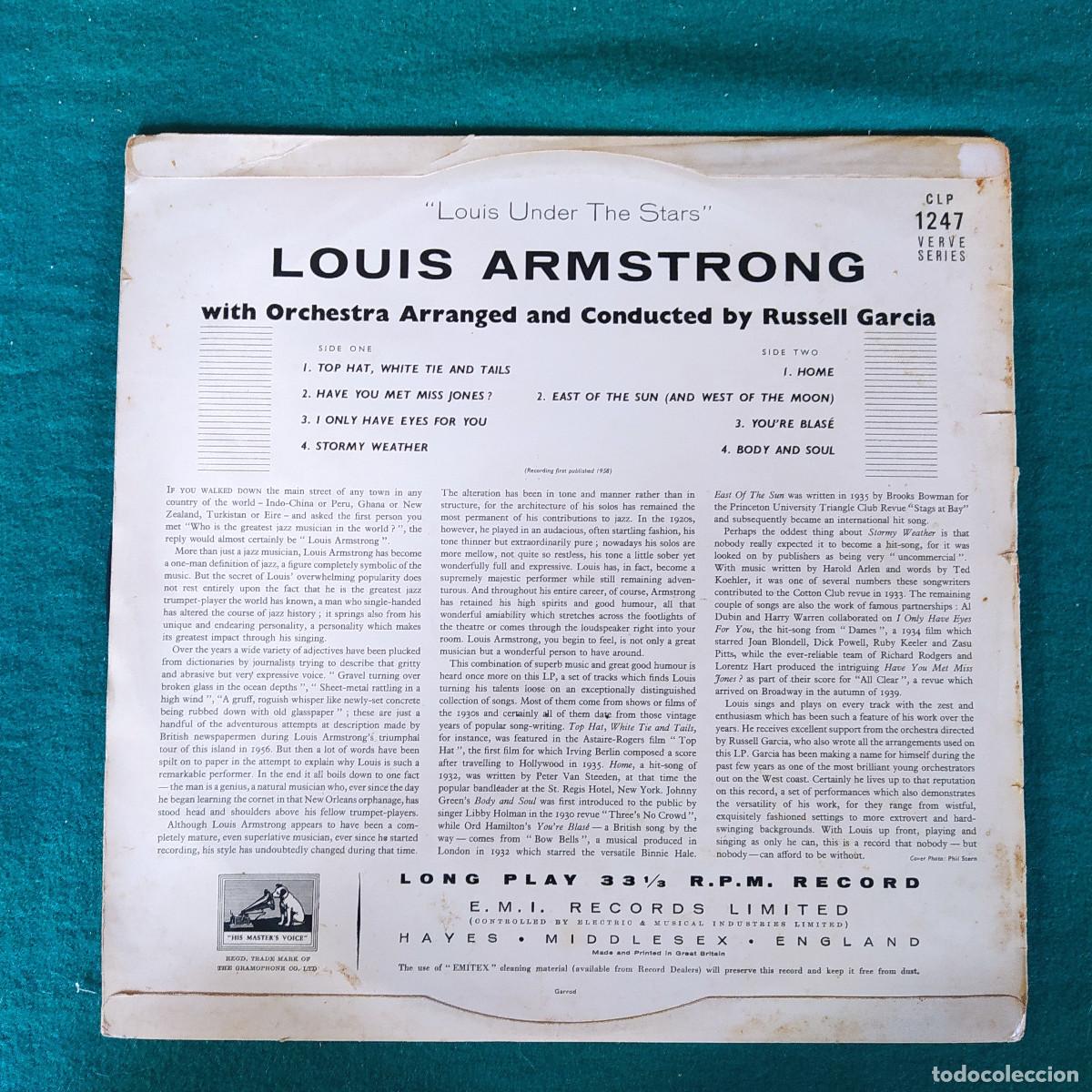 Discos de vinilo: Louis Armstrong &ndash; Under The Stars - Foto 2