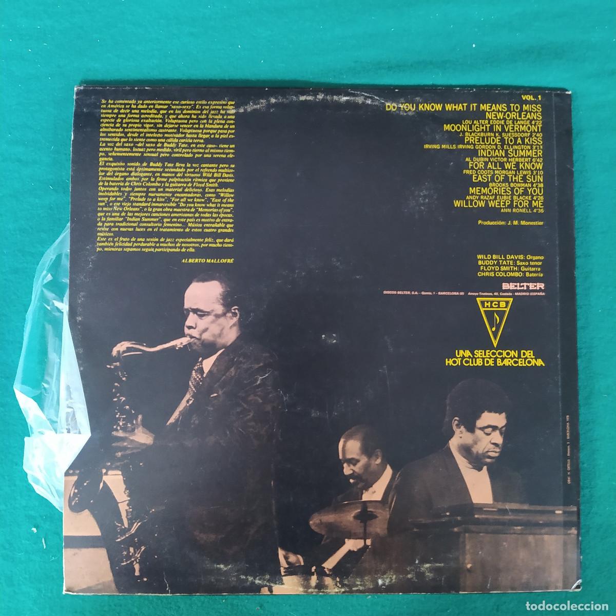 Discos de vinilo: Wild Bill Davis, Buddy Tate &ndash; Midnight Slows Vol. 1 - Foto 2
