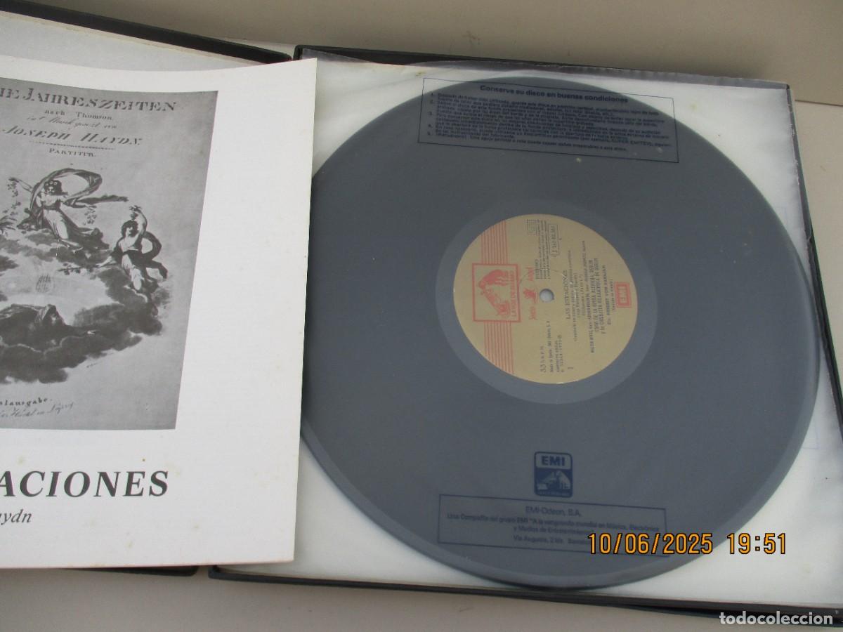 Discos de vinilo: Haydin las estacione caja 3 lp - Foto 2