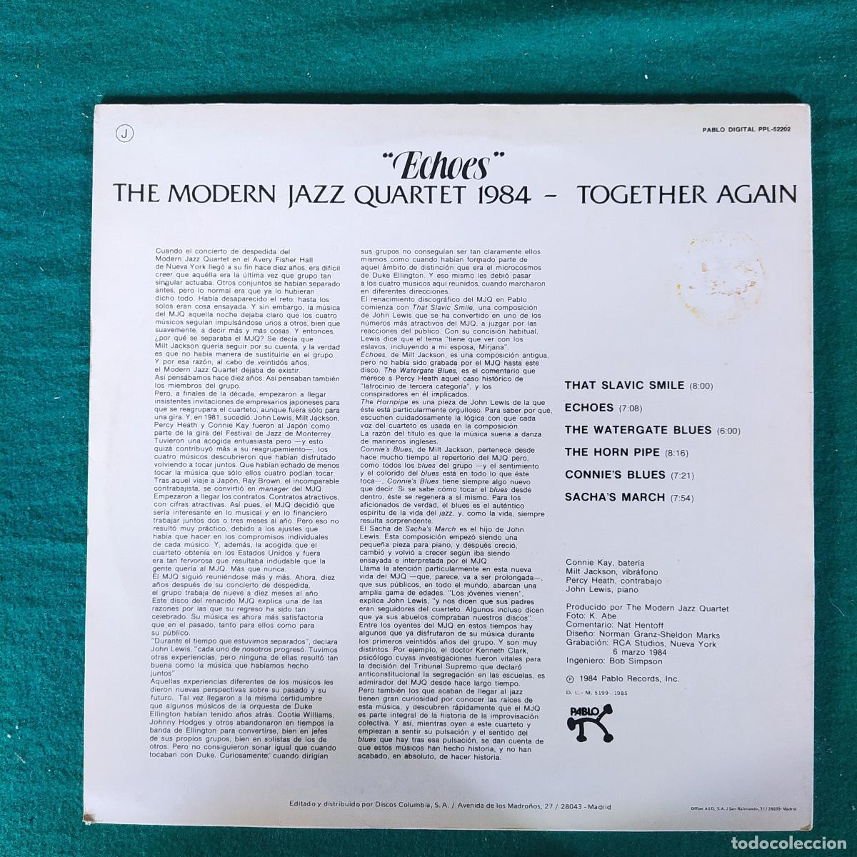 Discos de vinilo: The Modern Jazz Quartet &ndash; Echoes - Foto 2