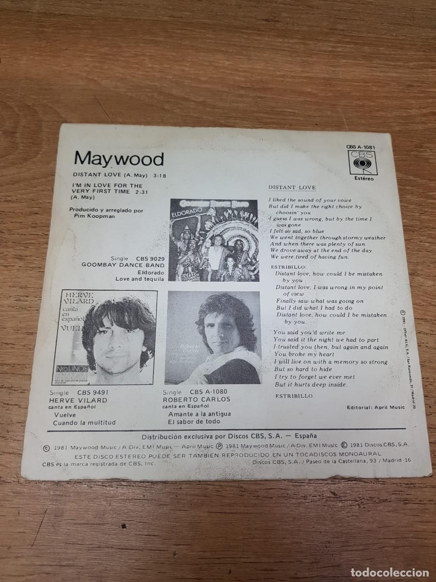 Discos de vinilo: MAY WOOD-DISTANT LOVE - Foto 2