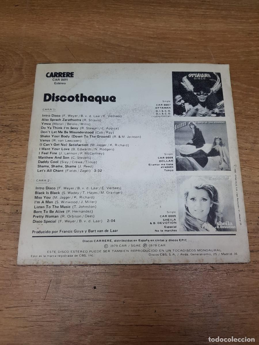 Discos de vinilo: DISCOTHEQUE-INTRO DISCO - Foto 2
