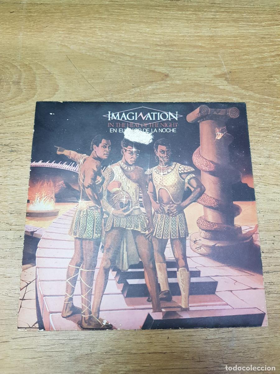 Discos de vinilo: IMAGINATION-EN EL CALOR DE LA NOCHE-CORAZON Y ALMA - Foto 1