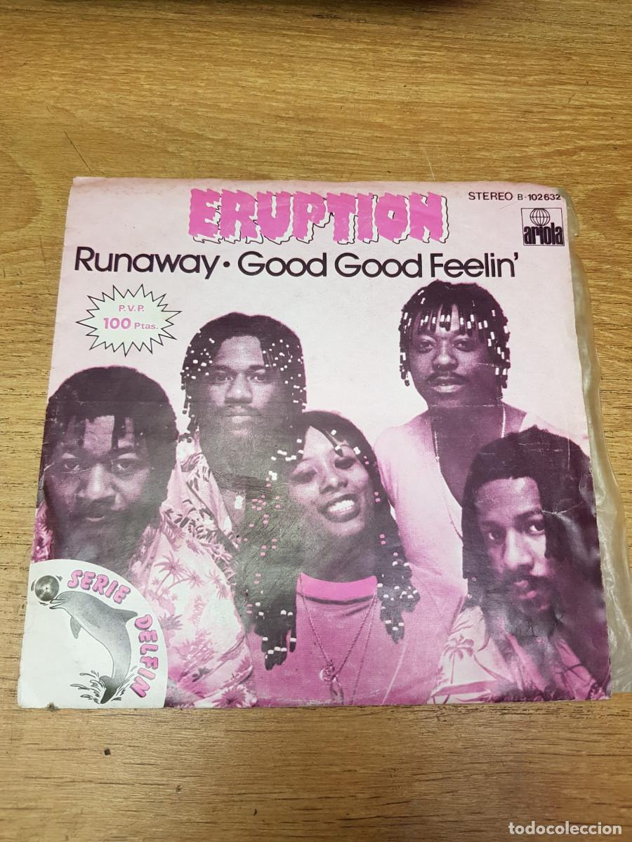 Discos de vinilo: ERUPTION-RUNAWAY-GOOD GOOD FEELIN - Foto 1