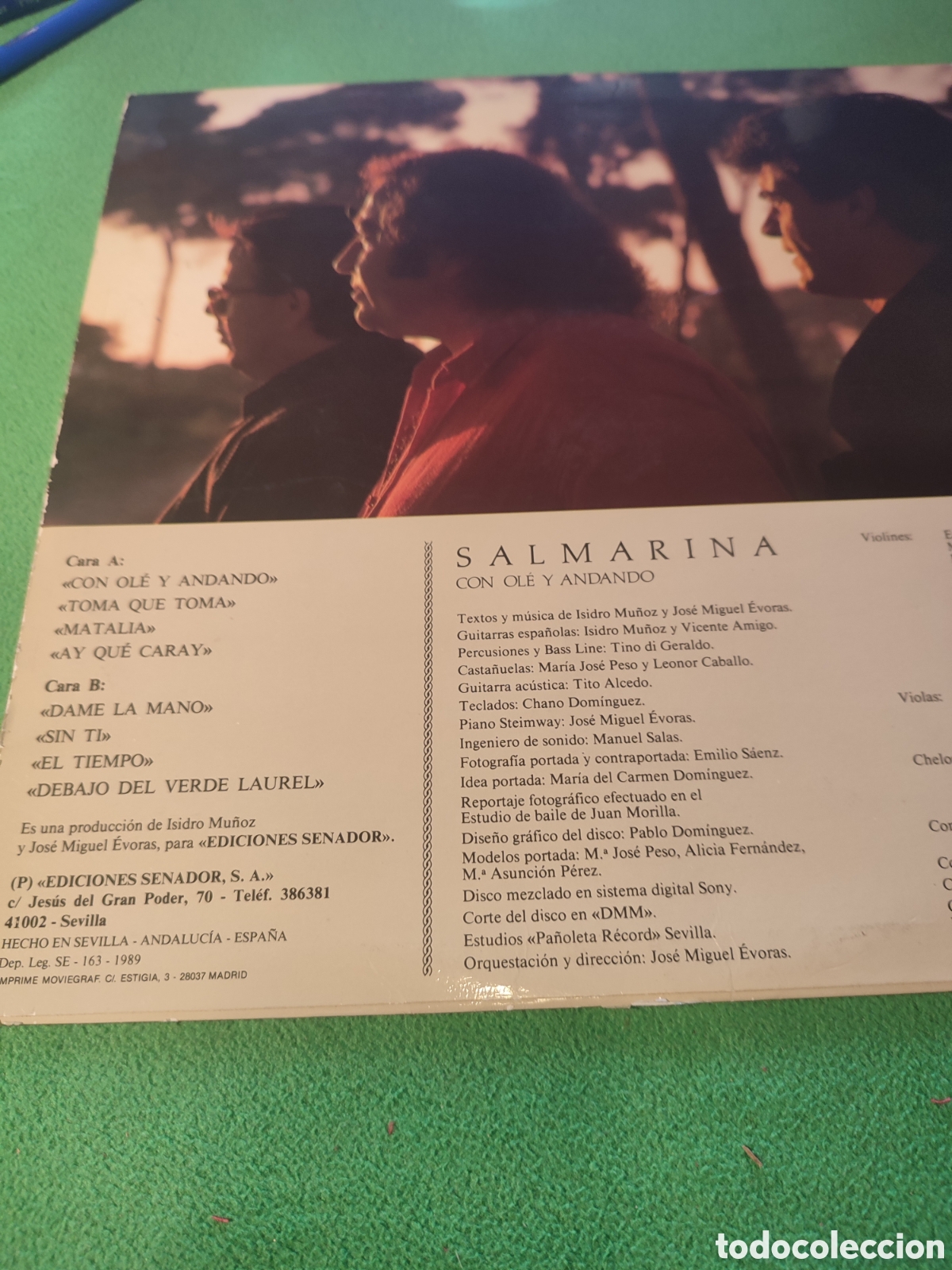 Discos de vinilo: Salmarina - Con ol&eacute; y andando - Foto 2