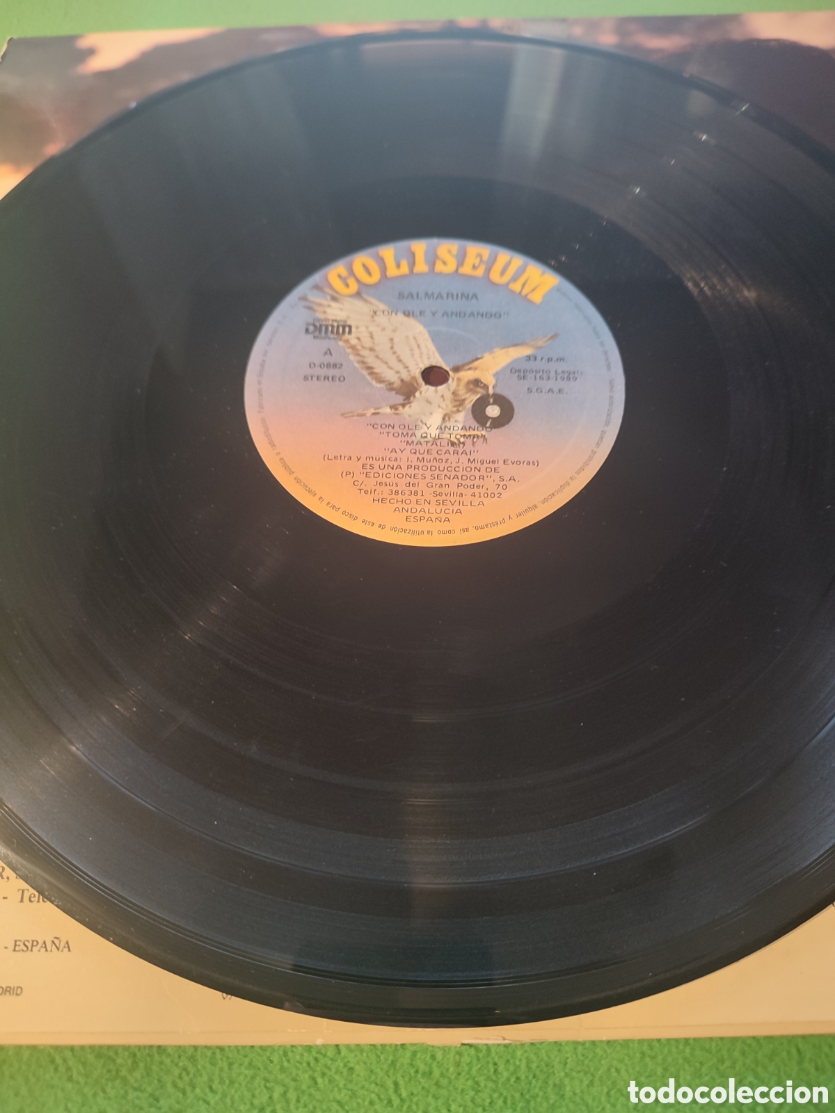 Discos de vinilo: Salmarina - Con ol&eacute; y andando - Foto 3