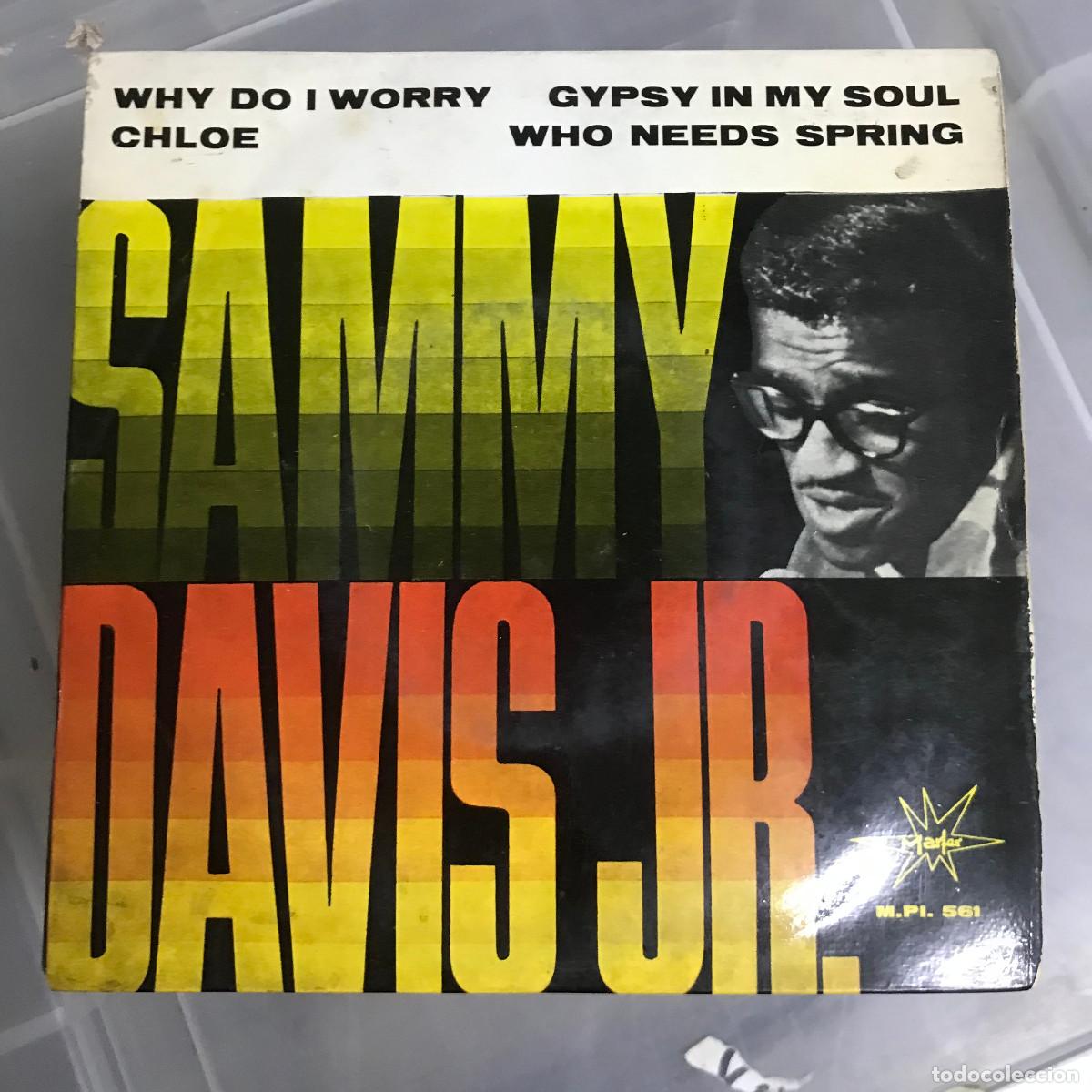 Discos de vinilo: SAMMY DAVIS JR. - WHY DO I WORRY - EP MARFER 1965 - Foto 1