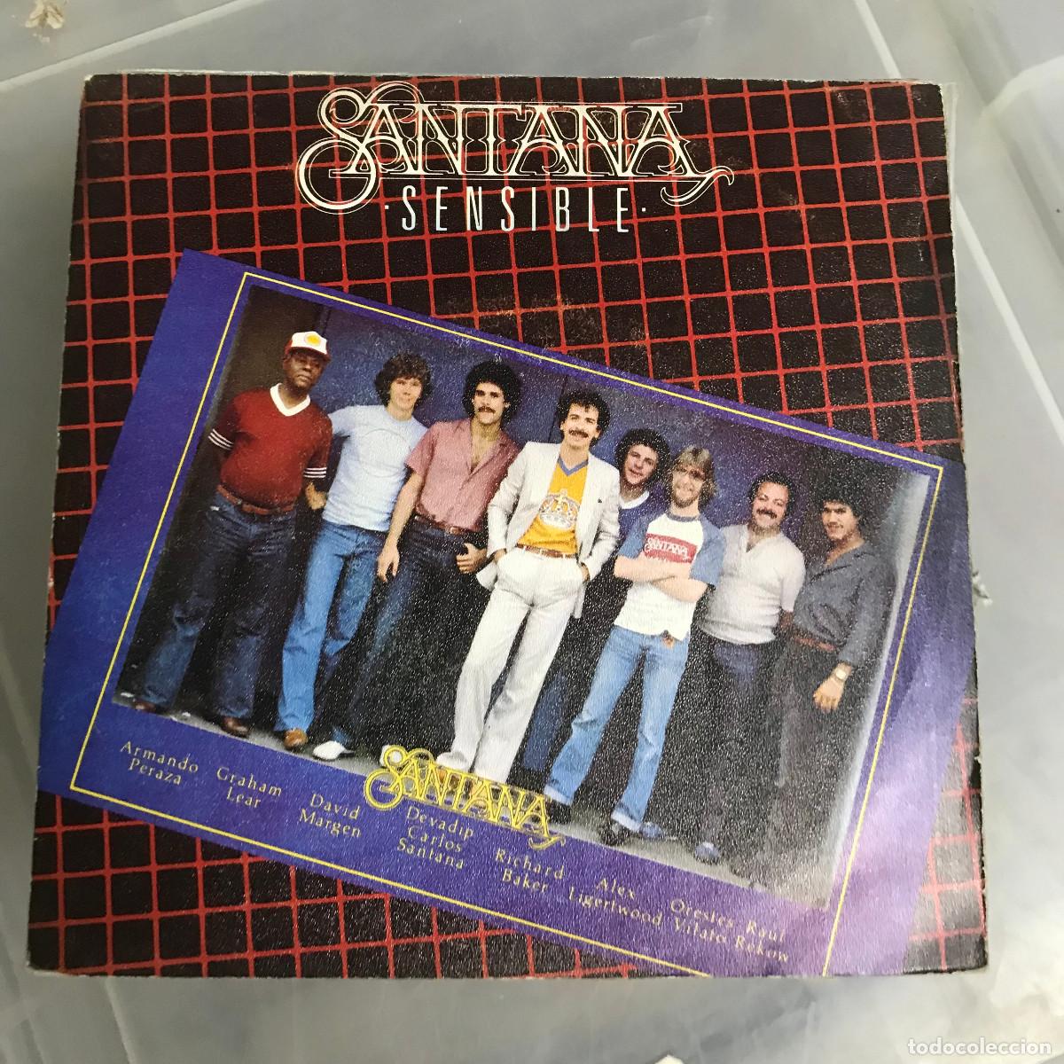 Discos de vinilo: SANTANA - THE SENSITIVE KIND - SINGLE CBS 1981 - Foto 1