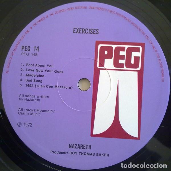 Discos de vinilo: vinilo Nazareth &lrm; &lrm;&ndash; Exercises UK 1972 - Foto 5