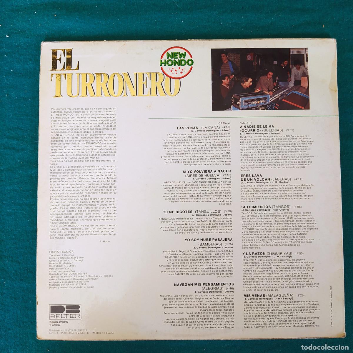 Discos de vinilo: El Turronero &ndash; New Hondo - Foto 2