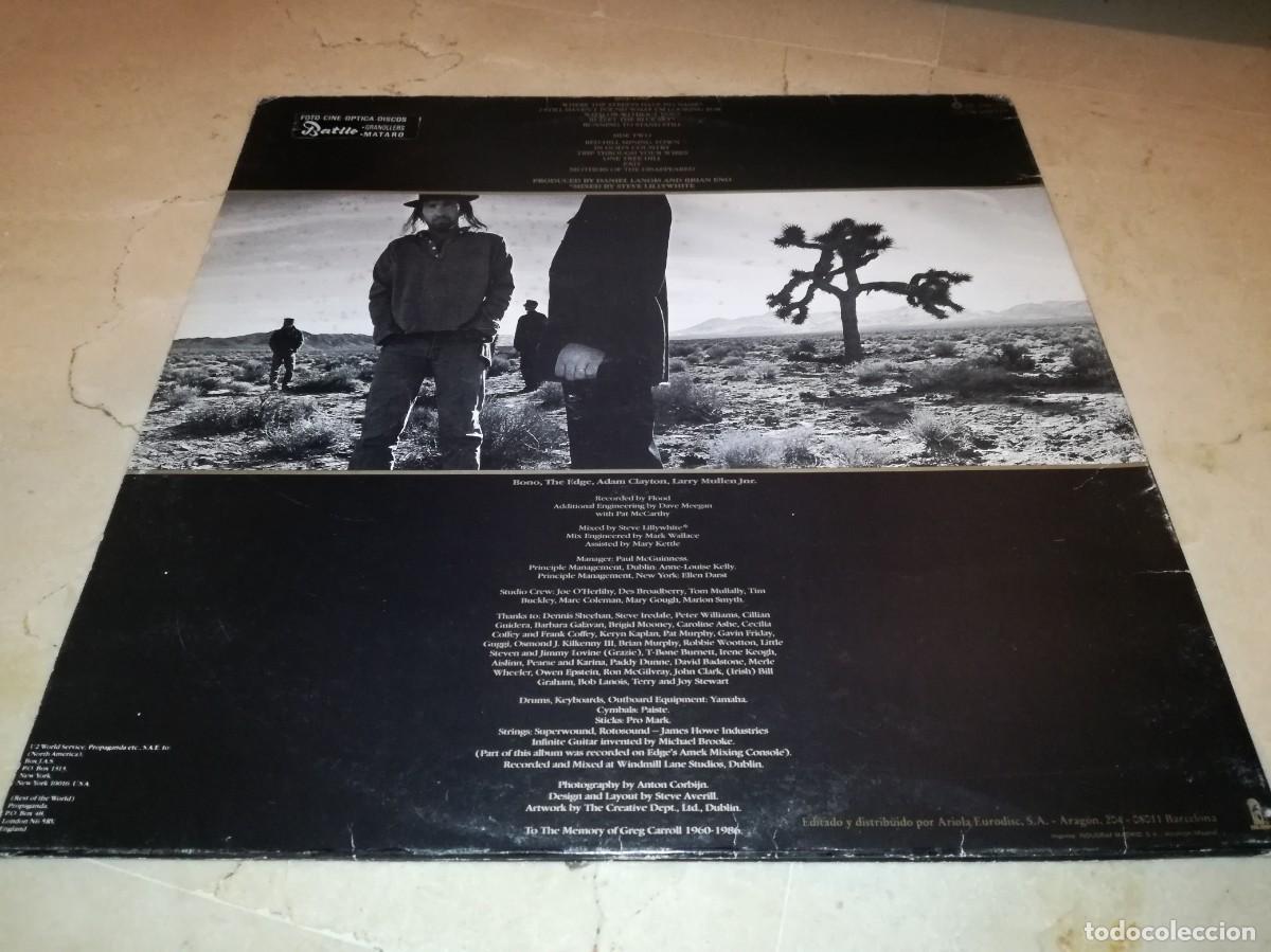 Discos de vinilo: U2-THE JOSHUA TREE-GATEFOLD-ORIGINAL ESPA&Ntilde;OL 1987 - Foto 2